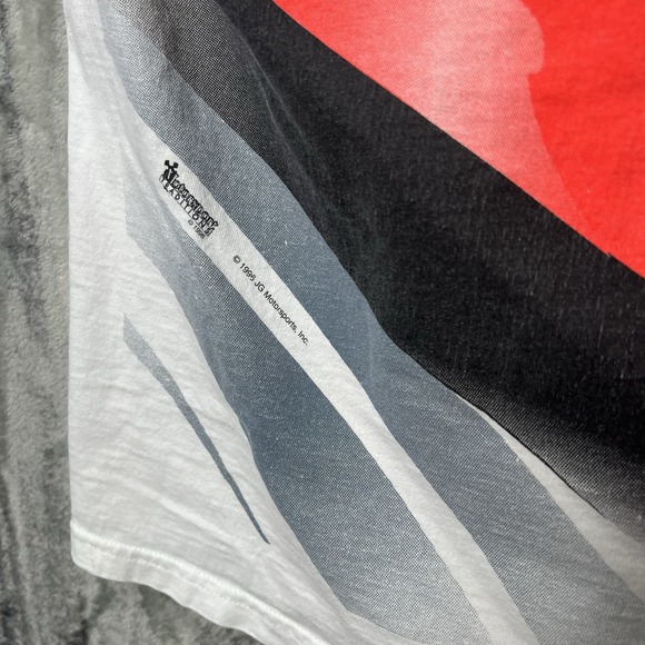 Vintage Nascar Shirt Mens Large Jeff Gordon AOP 90s Racing DuPont Front Back USA - Picture 8 of 8